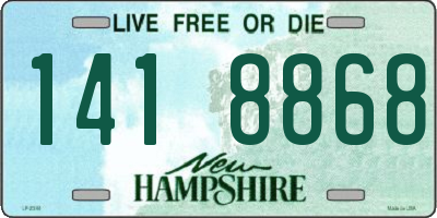 NH license plate 1418868