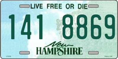 NH license plate 1418869