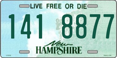 NH license plate 1418877