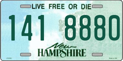 NH license plate 1418880