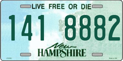 NH license plate 1418882