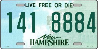 NH license plate 1418884