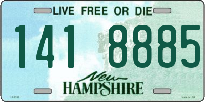NH license plate 1418885