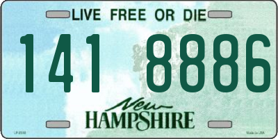 NH license plate 1418886