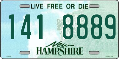 NH license plate 1418889