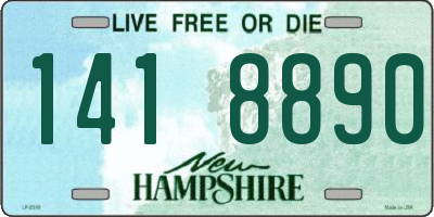 NH license plate 1418890