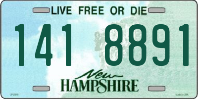 NH license plate 1418891