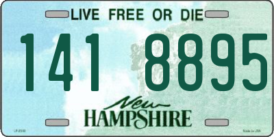 NH license plate 1418895