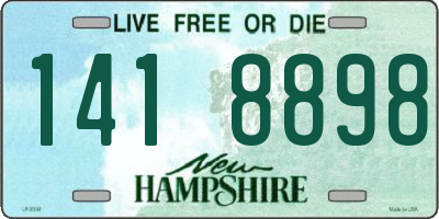 NH license plate 1418898