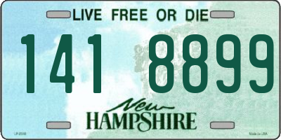 NH license plate 1418899