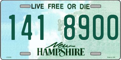 NH license plate 1418900