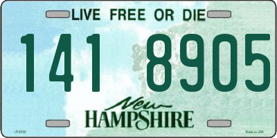 NH license plate 1418905