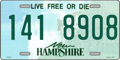 NH license plate 1418908