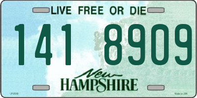 NH license plate 1418909