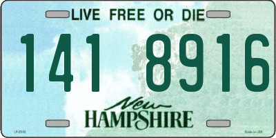 NH license plate 1418916