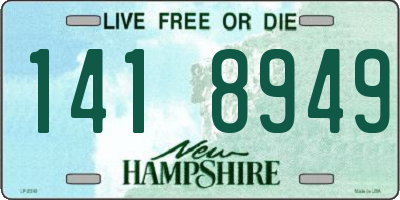 NH license plate 1418949