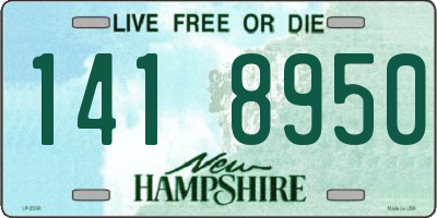 NH license plate 1418950