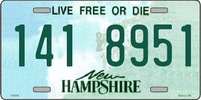 NH license plate 1418951