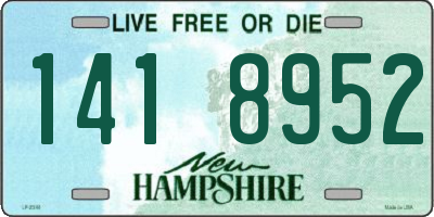 NH license plate 1418952