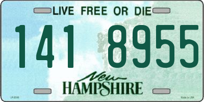 NH license plate 1418955