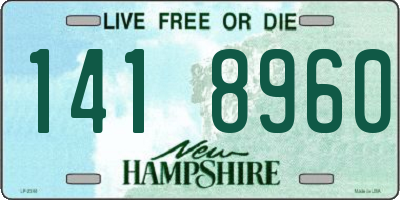 NH license plate 1418960