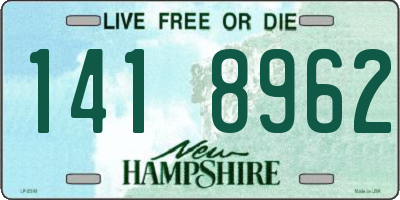 NH license plate 1418962