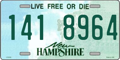 NH license plate 1418964