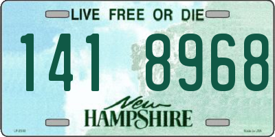 NH license plate 1418968