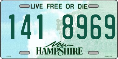 NH license plate 1418969
