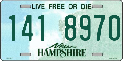NH license plate 1418970