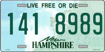NH license plate 1418989