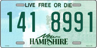 NH license plate 1418991