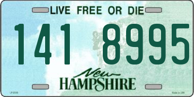NH license plate 1418995