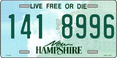 NH license plate 1418996