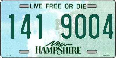 NH license plate 1419004