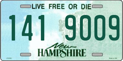 NH license plate 1419009