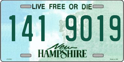 NH license plate 1419019