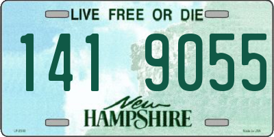 NH license plate 1419055