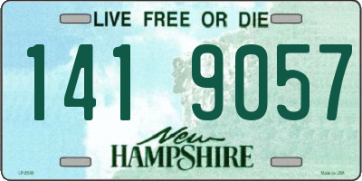 NH license plate 1419057