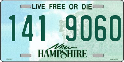 NH license plate 1419060
