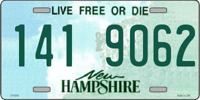 NH license plate 1419062