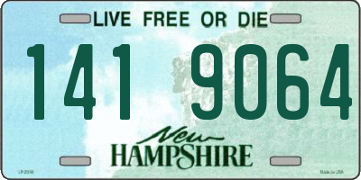 NH license plate 1419064
