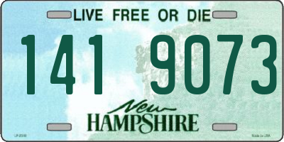 NH license plate 1419073