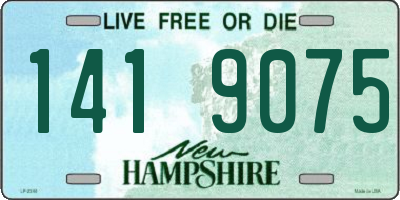 NH license plate 1419075