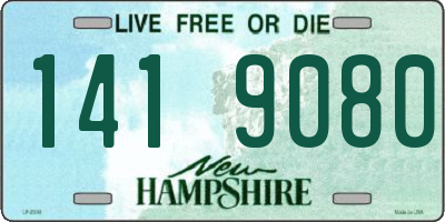 NH license plate 1419080
