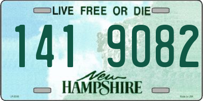 NH license plate 1419082