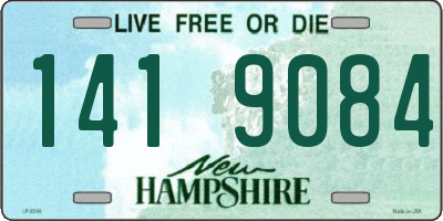 NH license plate 1419084