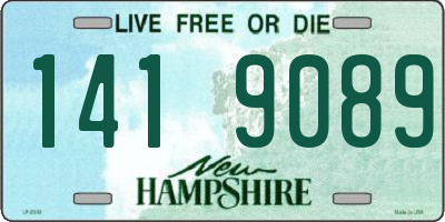 NH license plate 1419089