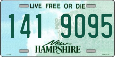 NH license plate 1419095