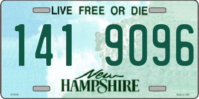 NH license plate 1419096